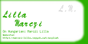 lilla marczi business card